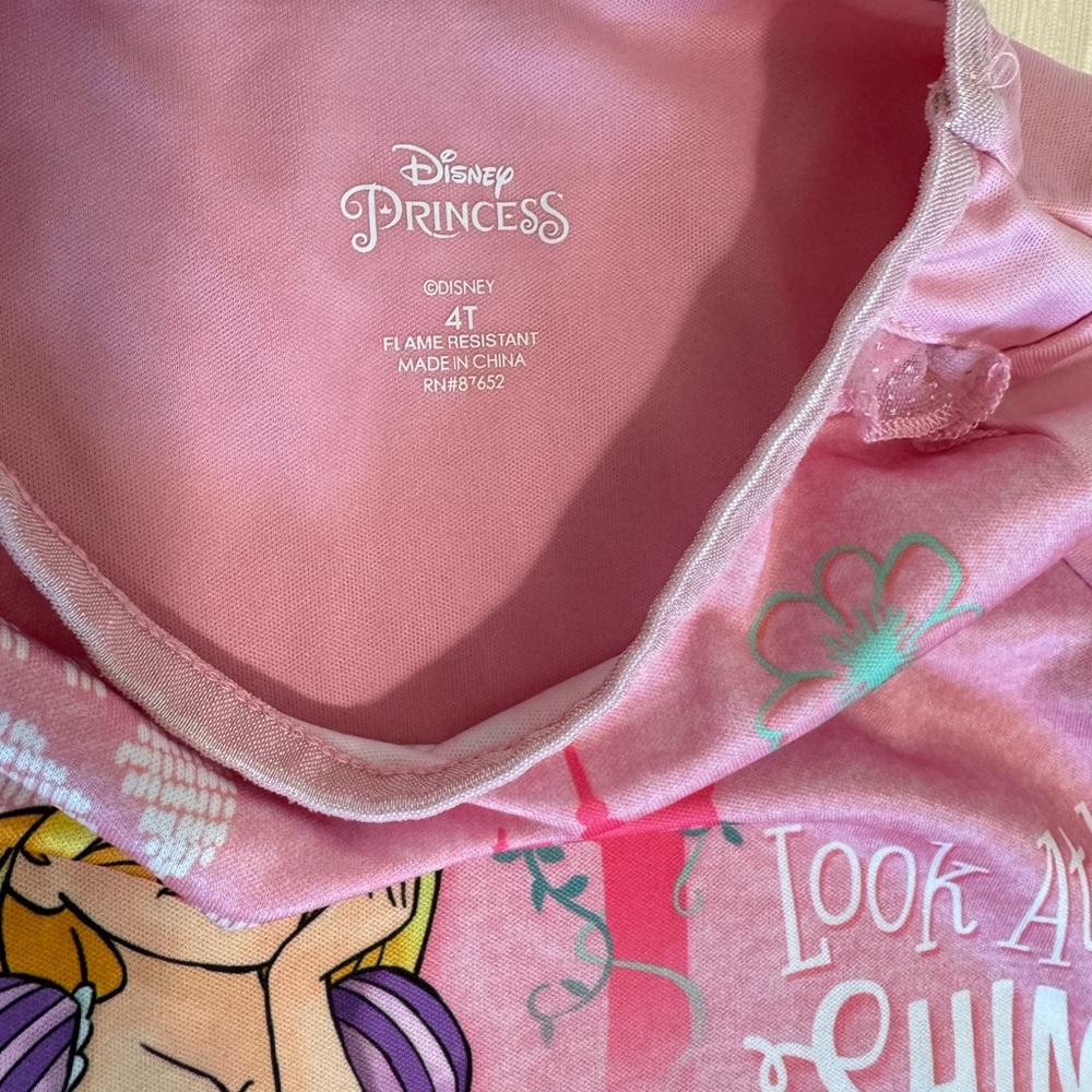 5pc Disney Girls Nightgowns Bundle Minnie Frozen Princess Pajamas 4T - Picture 10 of 11